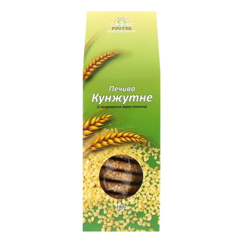 Печиво з пророщених зерен пшениці Кунжутне Росток к/у 180г
