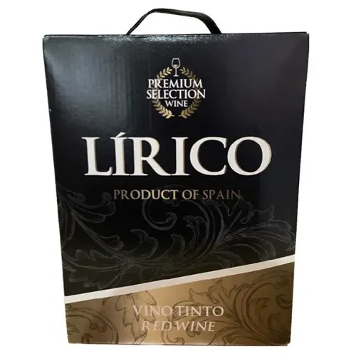 Вино Vincente Gandia Lirico Tinto, червоне, сухе, 12,5%, 3л