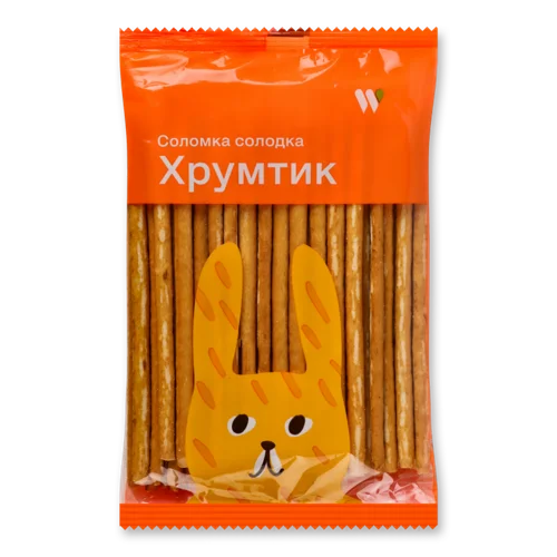 Солодка Соломка Хрумтик Вищого Ґатунку, м/у 100г