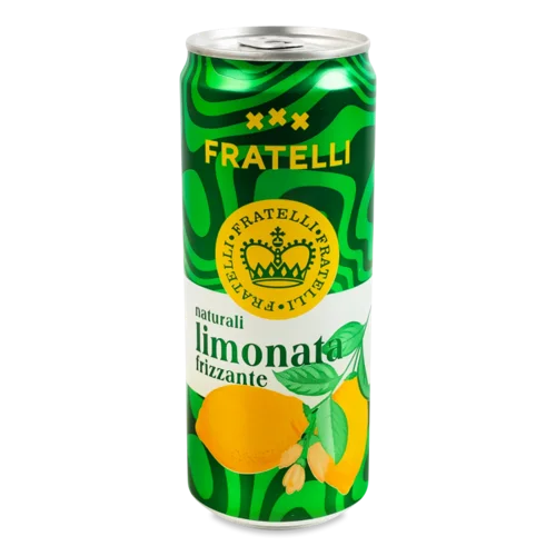 Напій Fratelli Naturali Limonata Frizzante б/а з/б