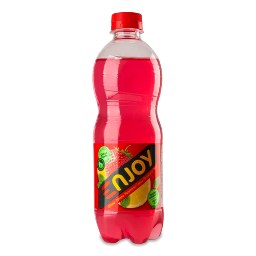 Напій Безалкогольний Газований Lemon-Strawberry-Mint Вищого Ґатунку, п/пл 0.5л