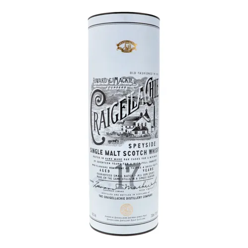 Віскі 0.7л 46% солодове 17 years Craigellachie тубус