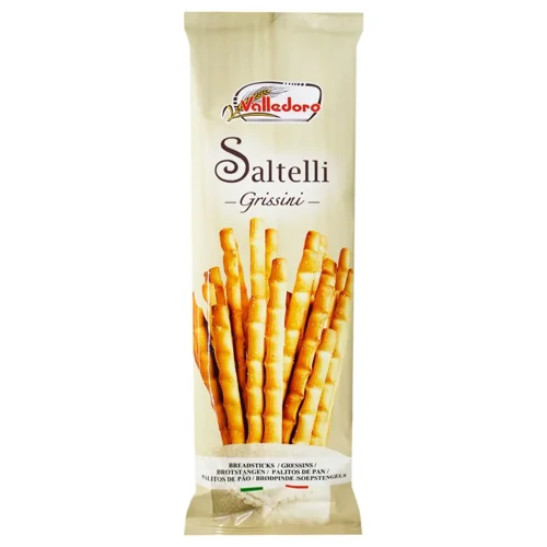 Палички хлібні Valledoro Гріссіні Saltelli 100г