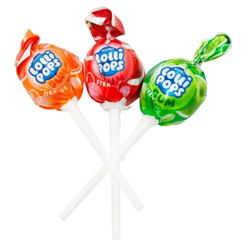 Карамель Roshen Lollipops Gum Фруктовий мікс