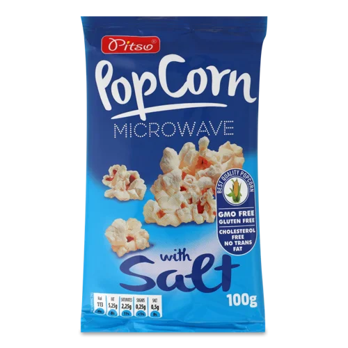 Попкорн Солоний Вищого Ґатунку, Пакування 100Г