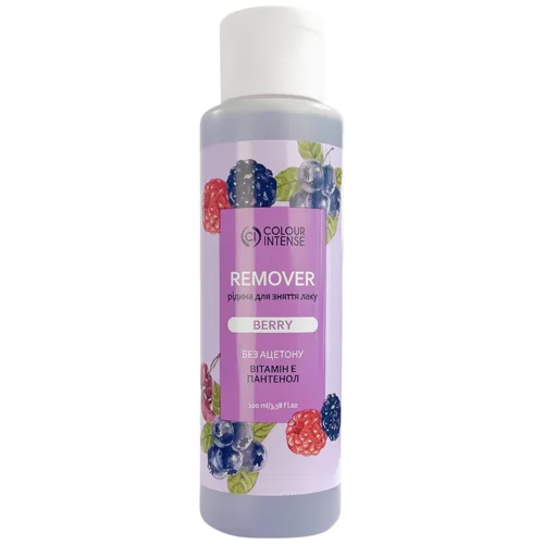 Рідина для зняття лаку Colour Intense Berry без ацетону 100мл