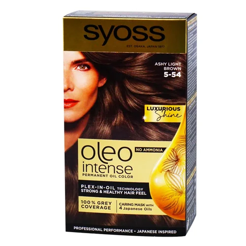 Фарба для волосся Syoss Oleo Intense 5-54 Холодний Світло-каштановий