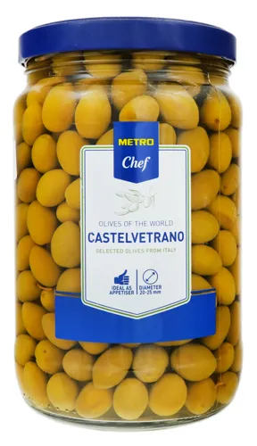Оливки у розсолі Castelvetrano Metro Chef с/б 1.65кг