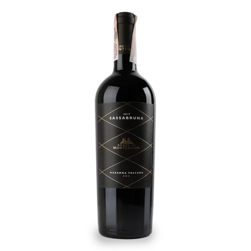 Вино Червоне Сухе В/Ґ Sassabruna Rocca Di Montemassi, 0.75л, 13.5%