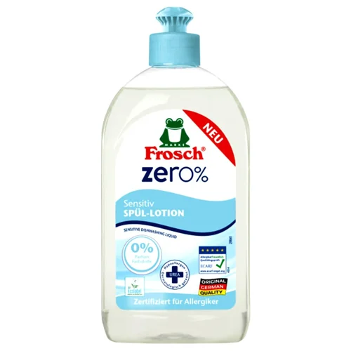 Засіб для миття посуду Frosch Zero 500мл