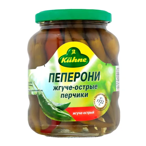 Перець Пепероні пекучо-гострий Kuhne с/б 300г