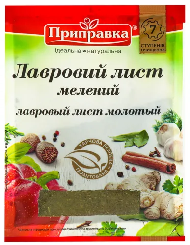 Лавровий лист молотий Приправка 20г