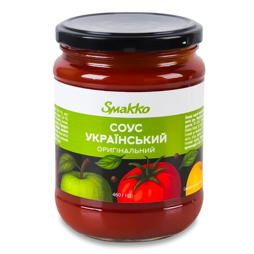 Соус Оригінальний Український Smakko, Скляна Банка 460г