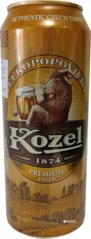 Упаковка пива Velkopopovicky Kozel Premium світле фільтроване 4.6% 0.5 x 24 шт