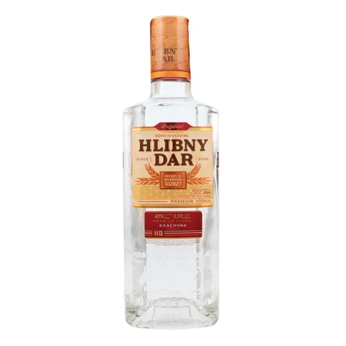 Горілка 0.37л 40% Класична Hlibny Dar пл