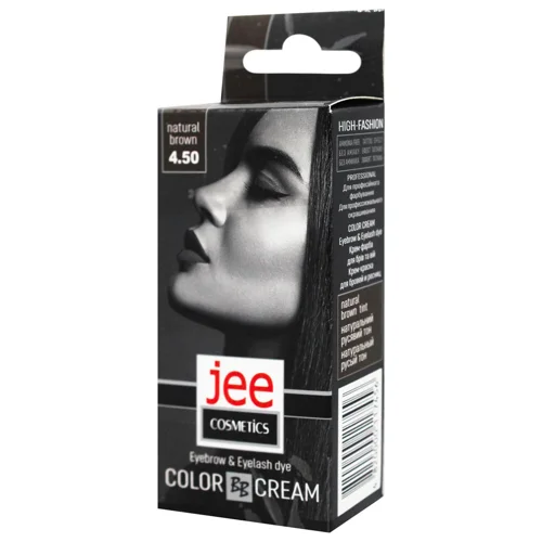 Крем-фарба для брів та вій Jee Cosmetics №4.50 натуральний русявий 5мл
