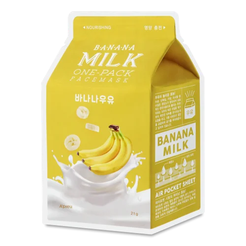 Маска для Обличчя Тканинна Banana Milk A'pieu, 21г
