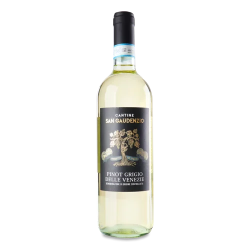 Вино Біле Сухе Pinot Grigio Delle Venezie, в/ґ, 0.75л, 11.5-12.5%
