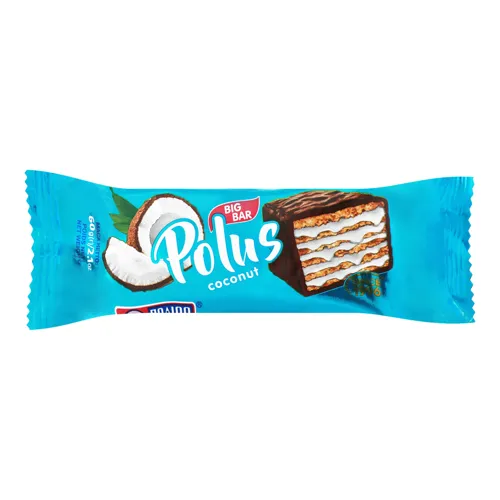 Торт вафельний глазурований Кокос Polus м/у 60г