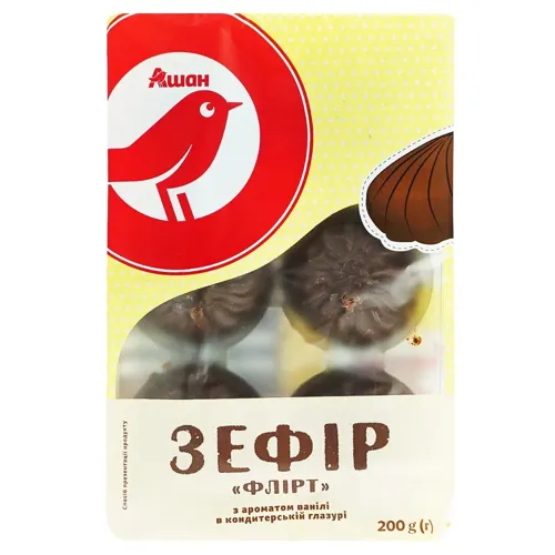 Зефір Ашан Флірт в глазурі 200г