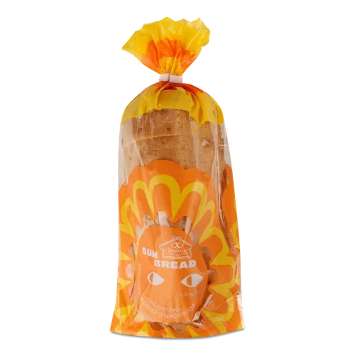 Хліб Бездріжджовий В Нарізці З Насінням Світлий Sun Bread, м/у 0.3кг