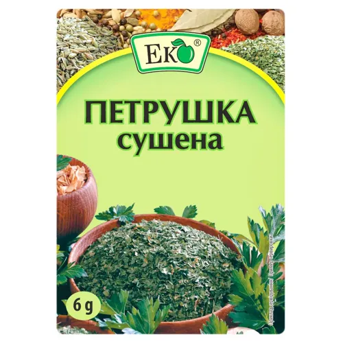 Приправа Еко петрушка сушена 6г