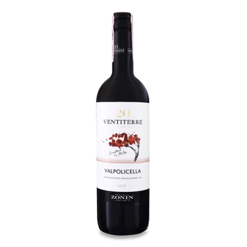 Вино Zonin Valpolicella червоне сухе,0,75л