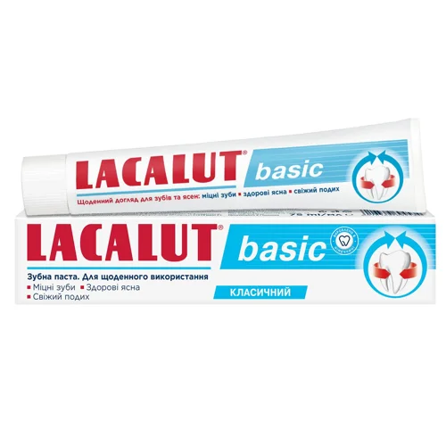 Зубна паста Lacalut Basic 75мл
