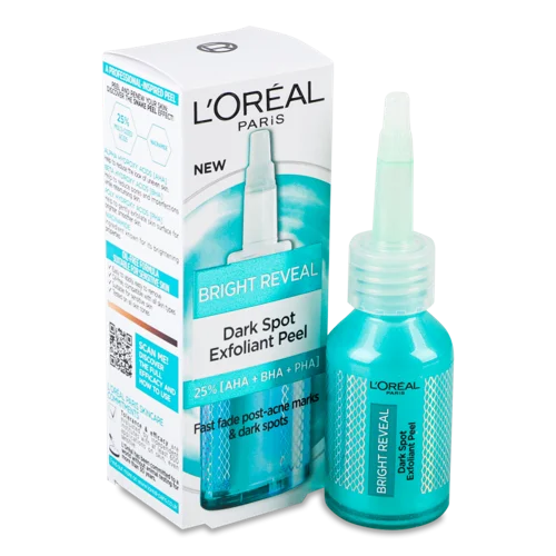 Пілінг для Обличчя Bright Reveal L'Oreal Paris 25мл, проти пігментних плям
