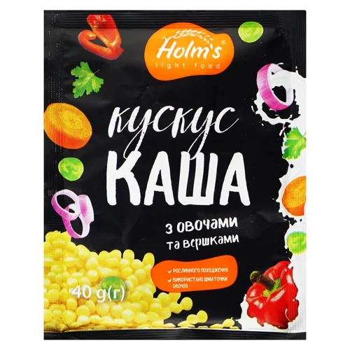 Кус-кус Holm's з овочами та вершками 40г