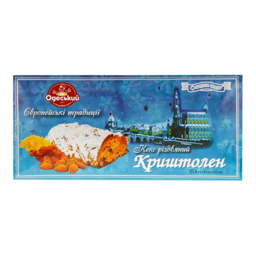 Кекс різдвяний «Криштолен» Одеський хлібозавод №4 450г
