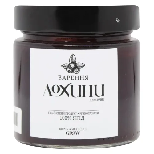 Варення Grow Лохина класичне 212г