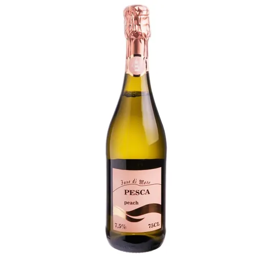 Вино ігристе Faro di Mare Pesca біле солодке зі смаком персика 7,5% 0,75л