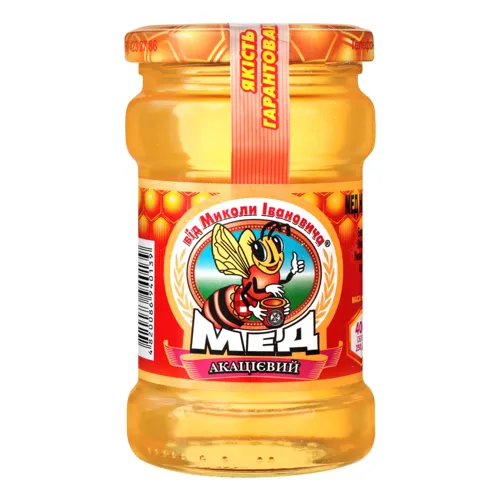 Мед акацієвий від Миколи Івановича с/б 400г