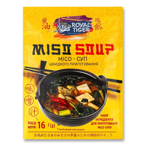 Набір Для Приготування Супу Місо Royal Tiger, м/у, 16г