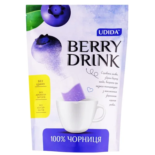 Напій Udida Berry Drink Чорниця 48г