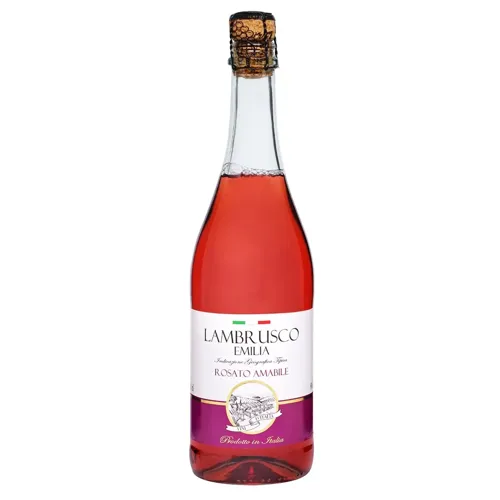 Вино ігристе Vini D`Italia Lambrusco Rosato Amabile Dell`Emilia 8% 0,75л