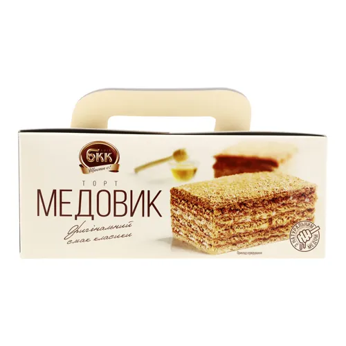 Торт Медовик БКК картонна упаковка 700г