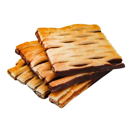 Печиво здобне листкове з чорною глазур'ю Сенсація Norsu кг