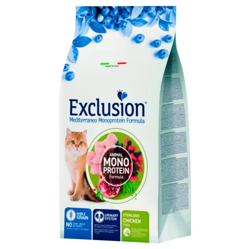 Корм сухий Exclusion з куркою для стерилізованих котів 300г