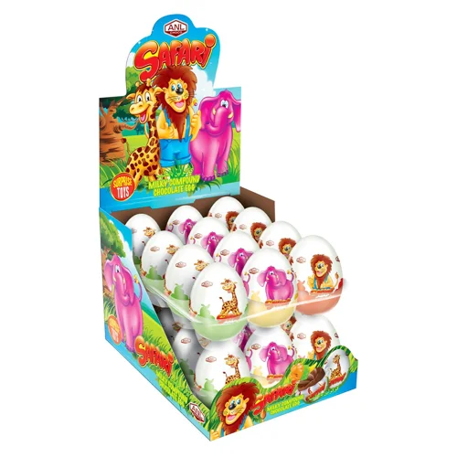 Яйце шоколадне ANL Choco Safari з сюрпризом 25г