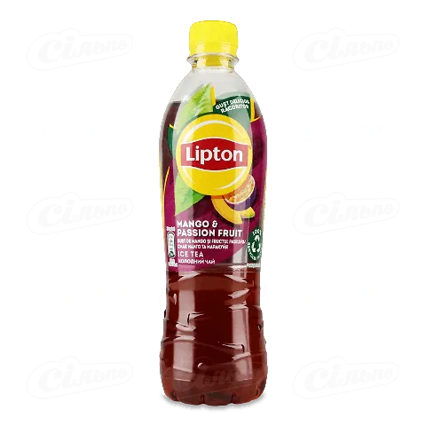 Чай холодний Lipton чорний смак манго та маракуйя, 500мл
