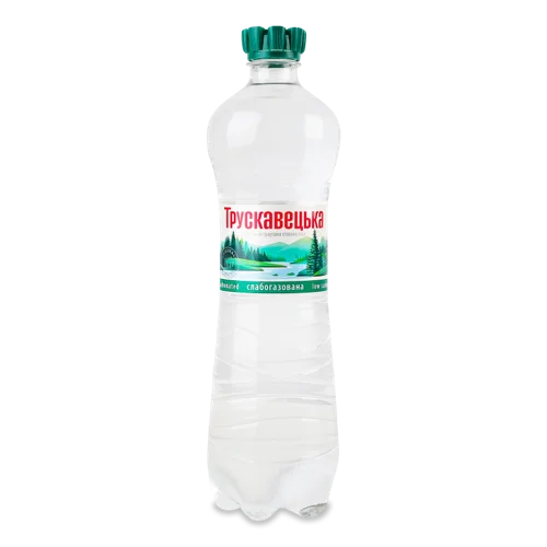 Мінеральна Вода Природна Столова Слабогазована Трускавецька, 0.75л, п/пл