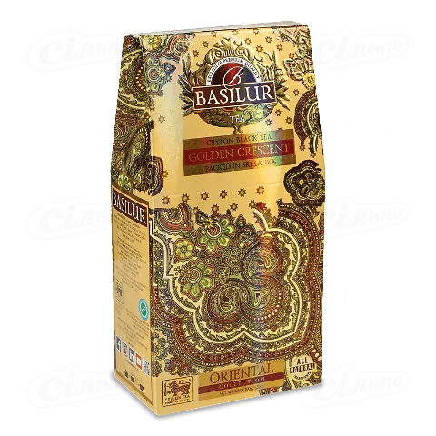 Чай чорний Basilur «Золотий місяць» цейлонський, 100г