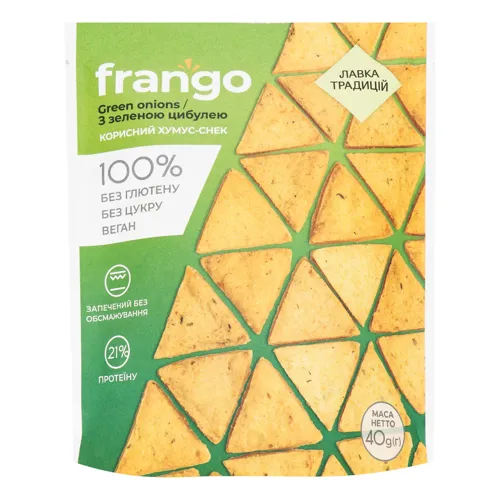 Хумус-снек З зеленою цибулею Frango д/п 40г