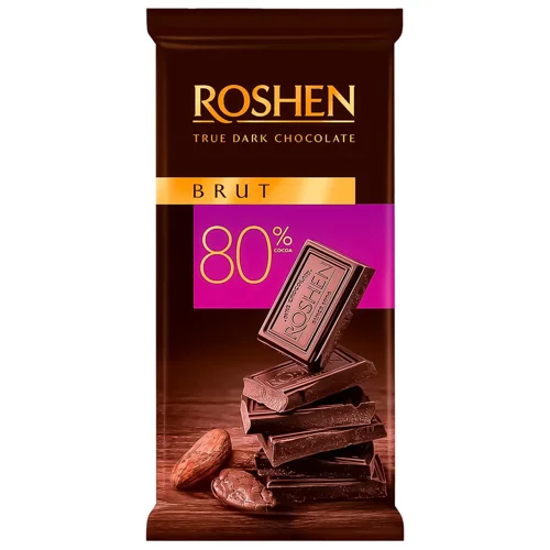 Шоколад чорний Roshen Brut 78% 90г