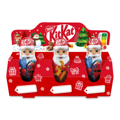 Набір Фігур З Молочного Шоколаду З Пшеничними Кріпсами Kit Kat к/у, Пакування 3х17г