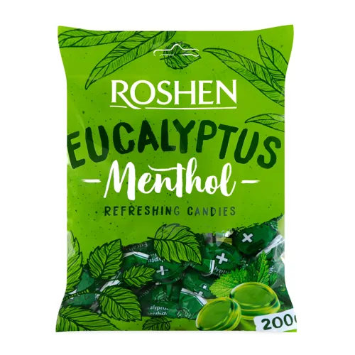 Карамель льодяникова «Eucalyptus-menthol» Roshen м/у 200г