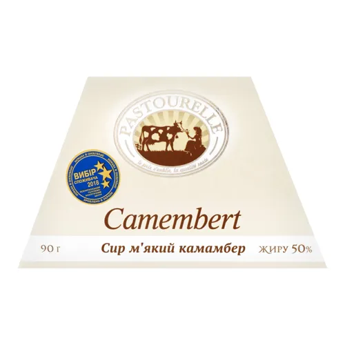 Сир 50% м'який Camembert Pastourelle к/у 90г