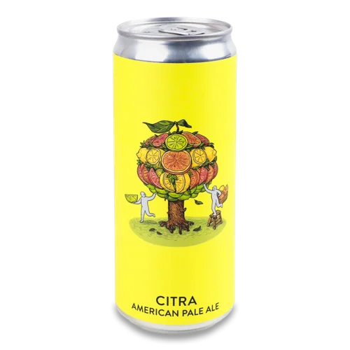 Пиво Світле Нефільтроване Непастеризоване Citra American Pale Ale, 0.33л, 6%